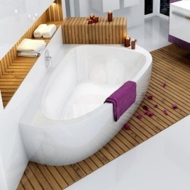 Ravak Panneaux de bain - Façade de baignoire LoveStory II, gauche, blanc CZ75100A00