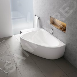 Ravak LoveStory II - Baignoire asymétrique 1960x1390 mm, gauche, blanc C751000000