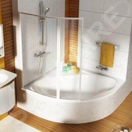 Ravak NewDay - Baignoire d'angle 1500x1500 mm, blanc C661000000