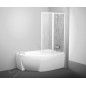Ravak Supernova - Pare-baignoire VSK2 Rosa 140 P, droite, blanc/pluie 76P7010041