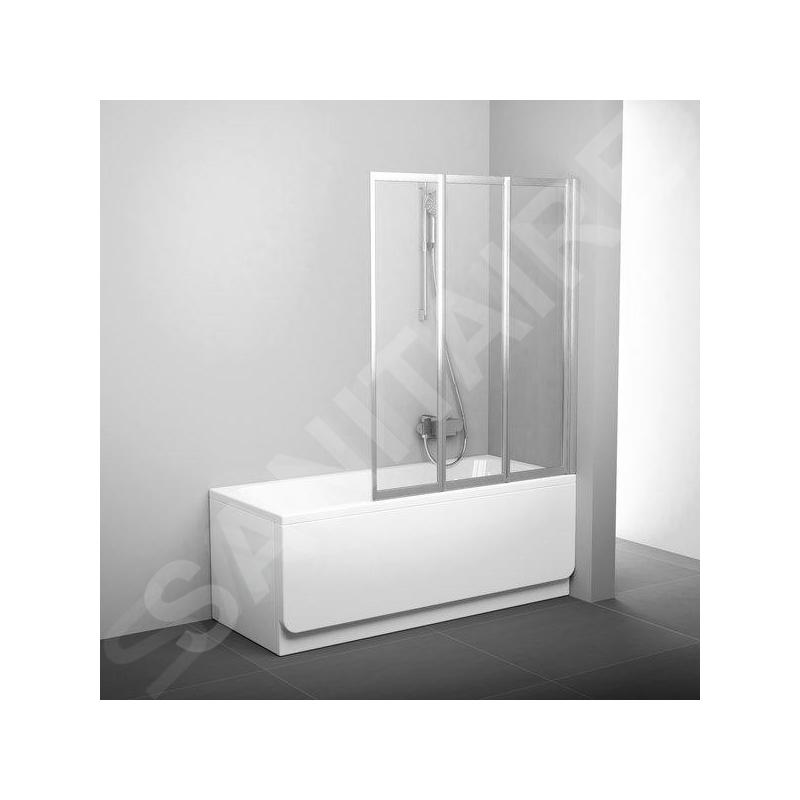 Ravak Supernova - Paroi de baignoire pliante VS3 130, 1296x1400 mm, verre satiné/transparent 795V0U00Z1 Ravak Supernova - Paroi de baignoire pliante VS3 130, 1296x1400 mm, verre satiné/transparent 795V0U00Z1