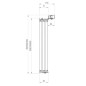 Ravak Supernova - Pare-bain pliant en trois parties VS3 115, 1146x1400 mm, verre satiné/transparent 795S0U00Z1 Ravak Supernova - Pare-bain pliant en trois parties VS3 115, 1146x1400 mm, verre satiné/transparent 795S0U00Z1