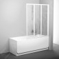 Ravak Supernova - Paroi de baignoire pliante en trois parties VS3 100, 996x1400 mm, blanc/pluie 795P010041 Ravak Supernova - Paroi de baignoire pliante en trois parties VS3 100, 996x1400 mm, blanc/pluie 795P010041