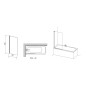 Ravak Pivot - Pare-baignoire, 800x1400 mm, noir/verre clair 79840300Z1 Ravak Pivot - Pare-baignoire, 800x1400 mm, noir/verre clair 79840300Z1