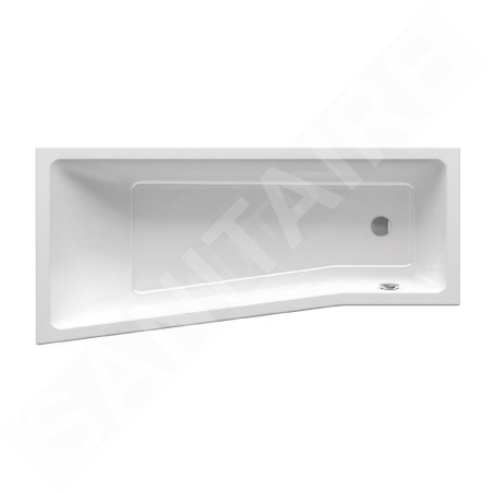 Ravak BeHappy II - Baignoire asymétrique 1600x750 mm, droite, blanche C971000000