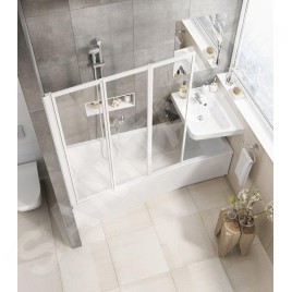 Ravak Panneaux de bain - Panneau frontal BeHappy II, 1500 mm, droit, blanc CZ99100A00
