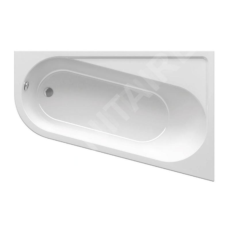 Ravak Chrome - Baignoire asymétrique 1600 x 850 mm, droite, blanc CA61000000 Ravak Chrome - Baignoire asymétrique 1600 x 850 mm, droite, blanc CA61000000