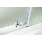 Aqualine Cabines de douche - Porte de douche coulissante 1100 mm, verre dépoli BTS110