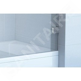 Ravak Brilliant - Paroi de baignoire BVS2, 995-1005 mm, gauche, chrome/verre 7ULA0A00Z1