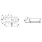 Laufen Palomba Collection - Baignoire 1800x900 mm, blanc H2328010000001 Laufen Palomba Collection - Baignoire 1800x900 mm, blanc H2328010000001