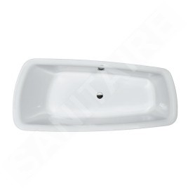 Laufen Palomba Collection - Baignoire encastrée asymétrique 1800x800 mm, blanc H2428010000001