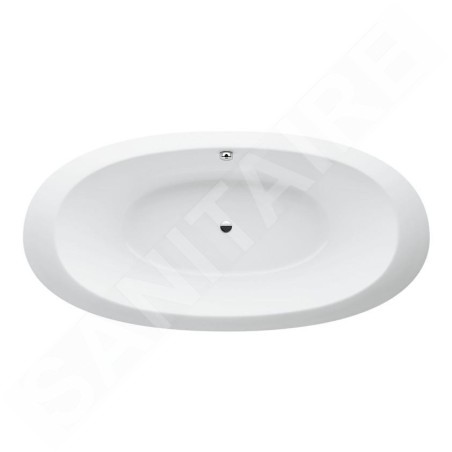 Laufen Il Bagno Alessi One - Baignoire encastrée 2030x1020 mm, avec système de massage, éclairage LED et capteur, désinfection,