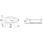 Laufen Il Bagno Alessi One - Baignoire encastrée 2030x1020 mm, avec système de massage, éclairage LED et capteur, blanc Laufen Il Bagno Alessi One - Baignoire encastrée 2030x1020 mm, avec système de massage, éclairage LED et capteur, blanc