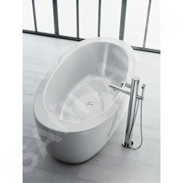 Laufen Il Bagno Alessi One - Baignoire îlot 2030x1020 mm, blanc H2419700000001
