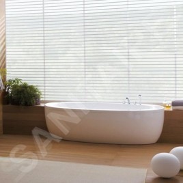 Laufen Il Bagno Alessi One - Baignoire semi-encastrée 2030x1020 mm, blanc H2449700000001