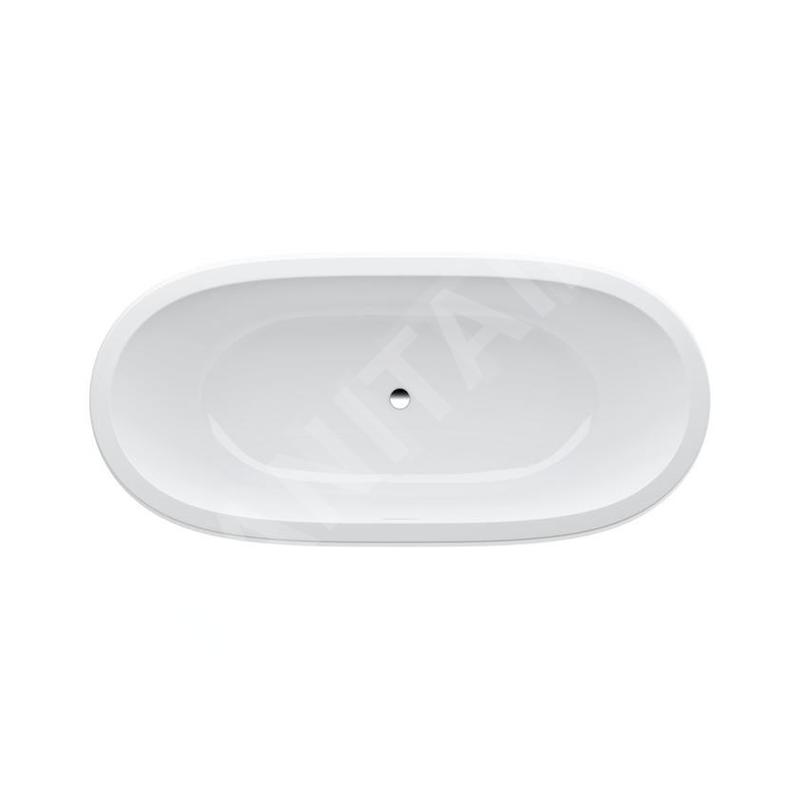 Laufen Il Bagno Alessi One - Baignoire îlot 1830x870 mm, blanc H2459720000001 Laufen Il Bagno Alessi One - Baignoire îlot 1830x870 mm, blanc H2459720000001