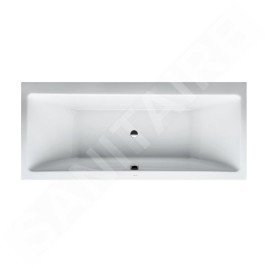 Laufen Pro - Baignoire rectangulaire 1800x800 mm avec système de massage, éclairage LED, désinfection et capteur, blanc