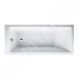 Laufen Pro - Baignoire avec support 1600x700 mm, avec massage par air et capteur, blanc H2339510006051