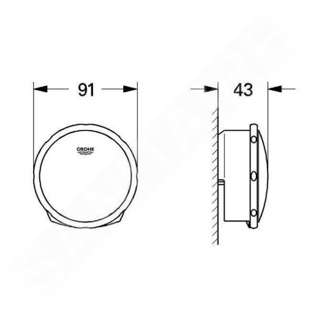 Grohe Talentofill - Kit de remplissage, de vidage et de trop-plein, Warm Sunset 19952DA0