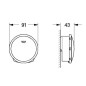 Grohe Talentofill - Kit de remplissage, de vidage et de trop-plein, Warm Sunset 19952DA0