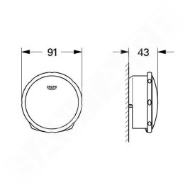 Grohe Talentofill - Kit de remplissage, de vidage et de trop-plein, nickel poli 19952BE0
