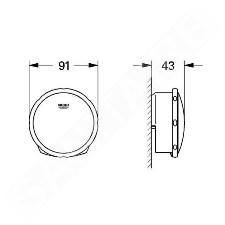 Grohe Talentofill - Garniture d´alimentation, de vidage et de trop-plein, Hard Graphite brossé 19952AL0