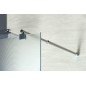 Aqualine Walk-In - Paroi de douche 800x1900 mm, verre BRICK WI080 Aqualine Walk-In - Paroi de douche 800x1900 mm, verre BRICK WI080