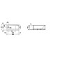 Laufen Pro - Baignoire d’angle 1600x700 mm, avec massage par air et capteur, blanc H2339550006051 Laufen Pro - Baignoire d’angle 1600x700 mm, avec massage par air et capteur, blanc H2339550006051
