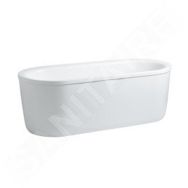 Laufen Solutions - Baignoire avec support, 1800x800 mm, blanc H2245120000001