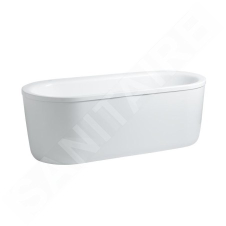 Laufen Solutions - Baignoire avec support, 1800x800 mm, blanc H2245120000001