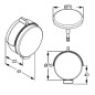 Kludi Rotexa - Set de finition Multi, chrome 7182605-00