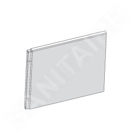 Ravak Panneaux de bain - Panneau latéral pour baignoire Chrome 75, blanc CZ74130A00