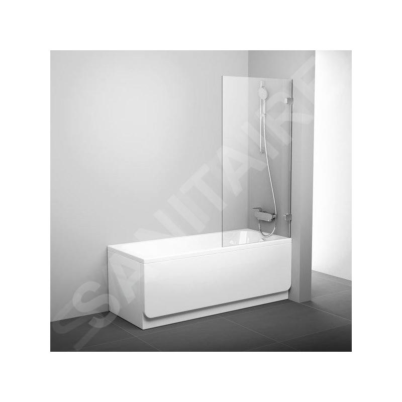 Ravak Brilliant - Paroi de baignoire en une pièce BVS1-80, 800x1500 mm, chrome/verre clair 7U840A00Z1 Ravak Brilliant - Paroi de baignoire en une pièce BVS1-80, 800x1500 mm, chrome/verre clair 7U840A00Z1