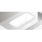 Laufen Palomba Collection - Baignoire encastrée 1800x900 mm, blanc H2328000000001 Laufen Palomba Collection - Baignoire encastrée 1800x900 mm, blanc H2328000000001