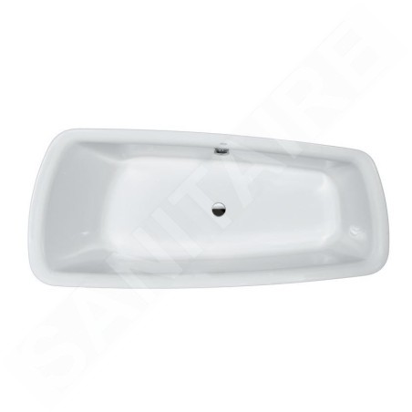Laufen Palomba Collection - Baignoire encastrée asymétrique 1800x800 mm, blanc H2438000000001