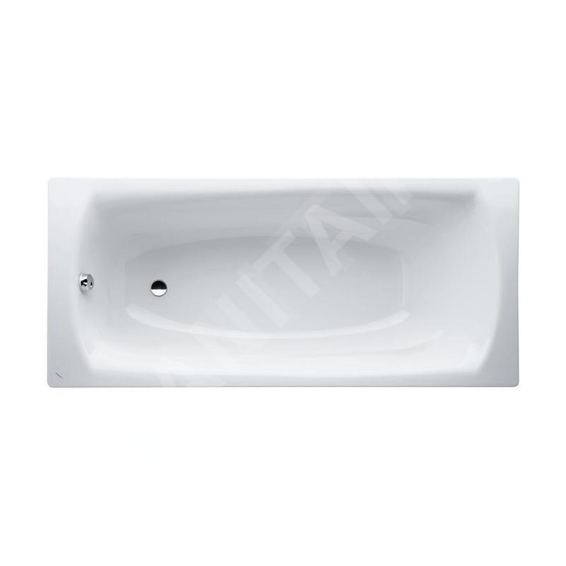 Laufen Palladium - Baignoire encastrée en acier 1800x800 mm, blanc H2251000000401