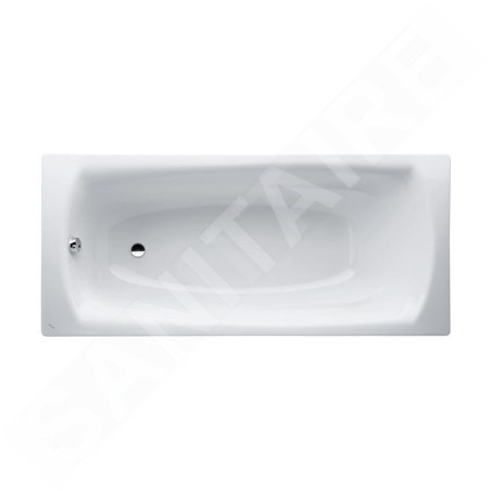 Laufen Palladium - Baignoire encastrée en acier 1700x750 mm, blanc H2251100000401