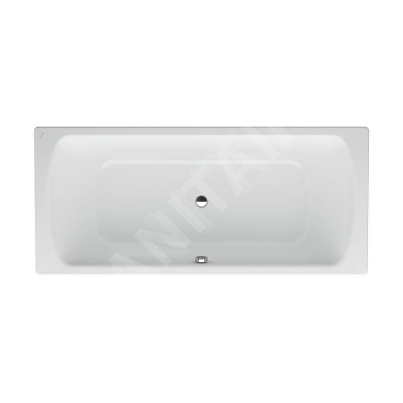 Laufen Moderna Plus - Baignoire encastrée en acier 1800x800 mm, blanc H2250600000401