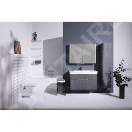 Laufen Moderna Plus - Baignoire encastrée en acier 1800x800 mm, blanc H2250600000401