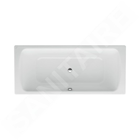 Laufen Moderna Plus - Baignoire encastrée en acier 1700x750 mm, blanc H2250700000401