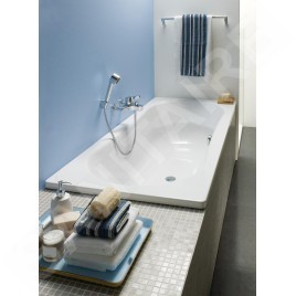 Laufen Thallium - Baignoire en acier 1800x800 mm, blanc H2250900000401