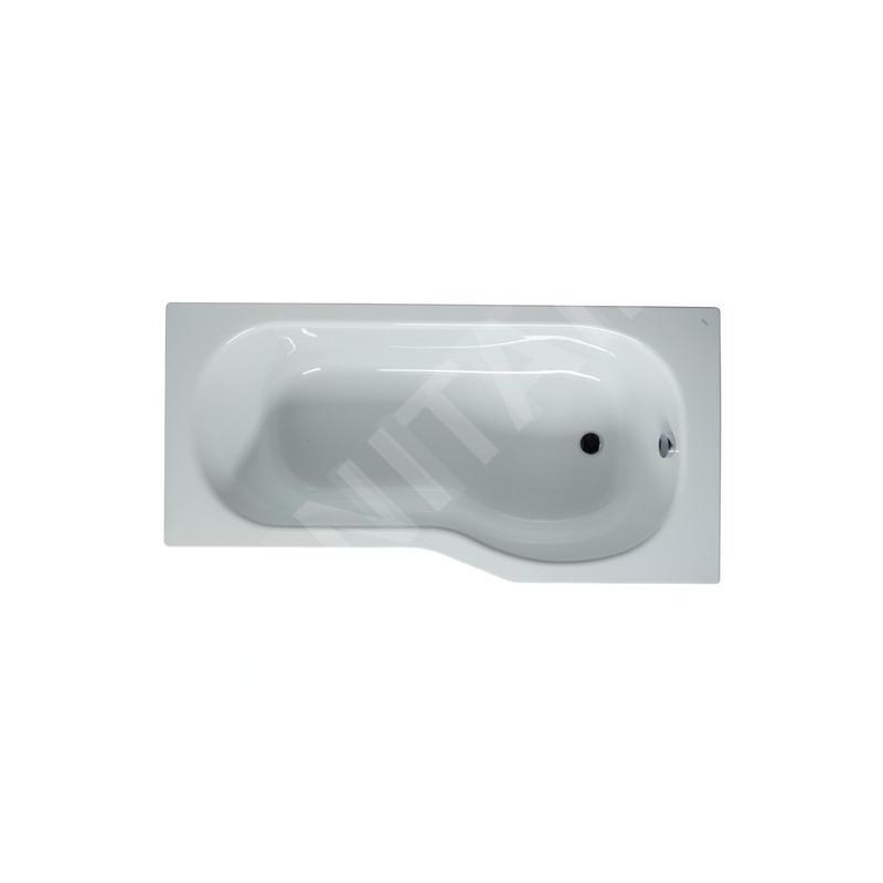 Jika Tigo - Baignoire asymétrique 1600x800x430 mm, droite, blanc H2202100000001 Jika Tigo - Baignoire asymétrique 1600x800x430 mm, droite, blanc H2202100000001