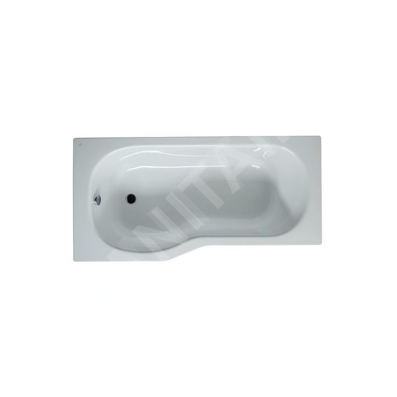 Jika Tigo - Baignoire asymétrique 1600x800x430 mm, gauche, blanc H2232100000001 Jika Tigo - Baignoire asymétrique 1600x800x430 mm, gauche, blanc H2232100000001