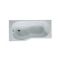 Jika Tigo - Baignoire asymétrique 1600x800x430 mm, gauche, blanc H2232100000001 Jika Tigo - Baignoire asymétrique 1600x800x430 mm, gauche, blanc H2232100000001