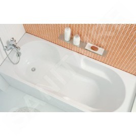 Jika Lyra - Baignoire 1600x700x410 mm, blanc H2308390000001