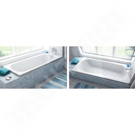 Jika Riga - Baignoire 1700x700x375 mm, blanc H2340700000001