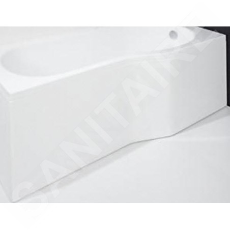 Jika Tigo - Panneau frontal pour baignoire à droite, 1600 mm, blanc H2962940000001