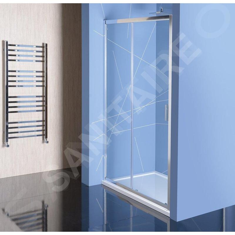 Polysan Easy Line - Porte de douche coulissante 1200 mm, aluminium poli/verre clair EL1215 Polysan Easy Line - Porte de douche coulissante 1200 mm, aluminium poli/verre clair EL1215