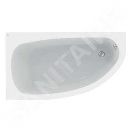 Ideal Standard Hotline - Baignoire d'angle 1.600x900 mm, gauche, blanc K275801