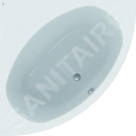 Ideal Standard Hotline - Baignoire d'angle 1.500x1.500 mm, blanc K275201